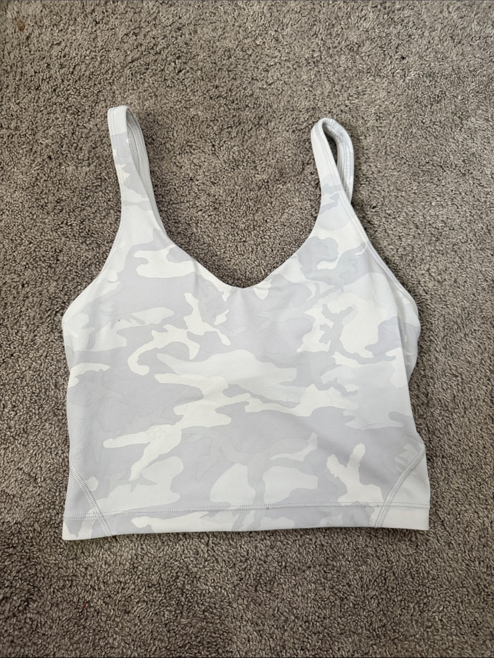 Lululemon grey camo align tank